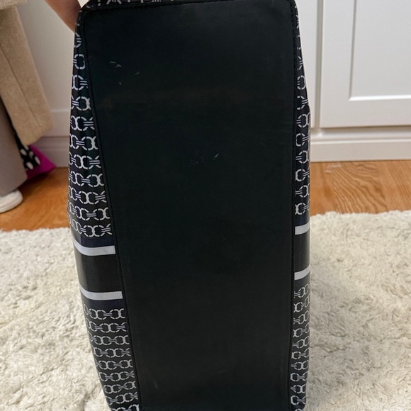 Tory Burch Gemini Link Black and White Tote - Picture 5 of 7